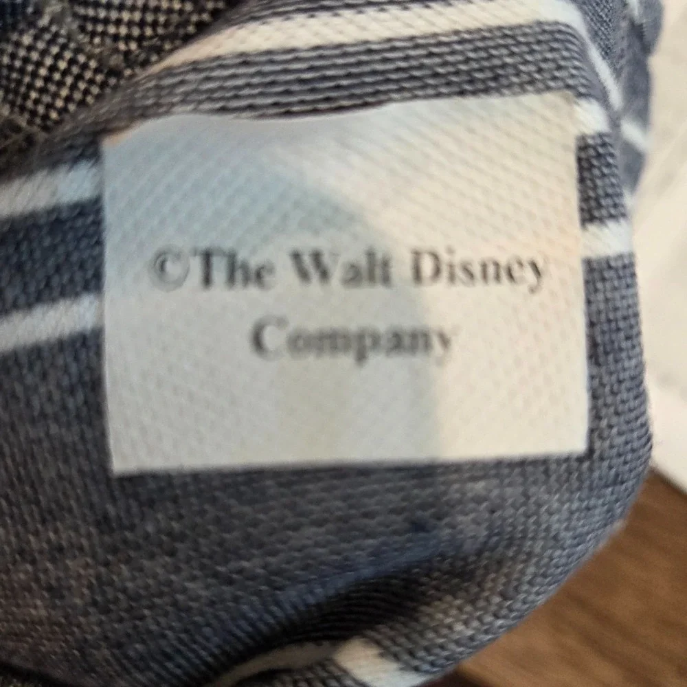 Nike Golf Polo Men's XL Striped Gray Mickey Mouse Walt Disney 100% Cotton